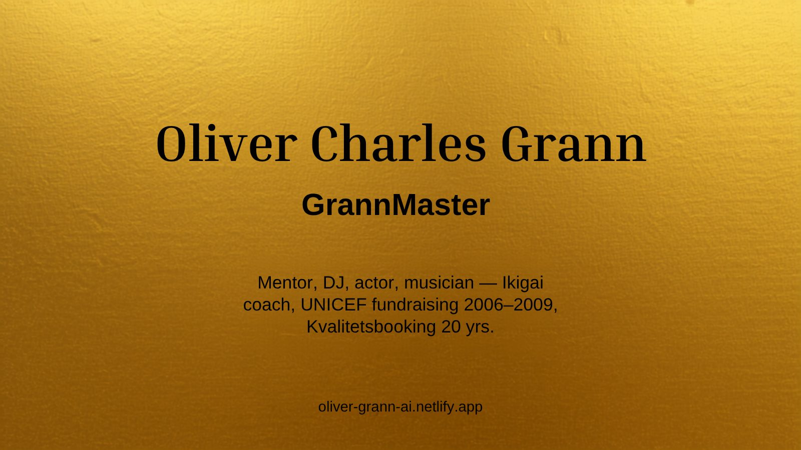Oliver Grann — Twitter/X Canva-design